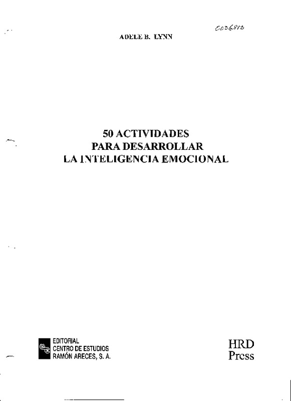 Lynn Adele - 50 Actividades Para Desarrollar La Inteligencia Emocional.PDF.pdf