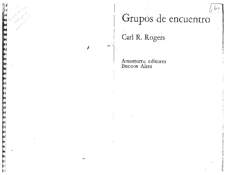 Rogers, Carl - Grupos de encuentro.pdf