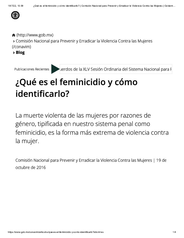 ¿Qué es el feminicidio y cómo identificarlo_ _ Comisión Nacional para Prevenir y Erradicar la Violencia Contra las Mujeres _ Gobierno _ gob.mx.pdf ¿Qué es el feminicidio y cómo identificarlo_ _ Comisión Nacional para Prevenir y Erradicar la Violencia Contra las Mujeres _ Gobierno _ gob.mx.pdf