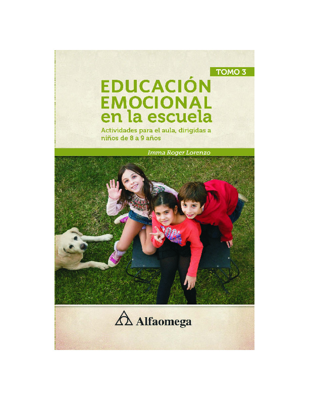 Educación  Emocional en la  Escuela   Tomo 3  Actividades para el aula,  dirigidas a niños de 8 a 9 años.pdf
