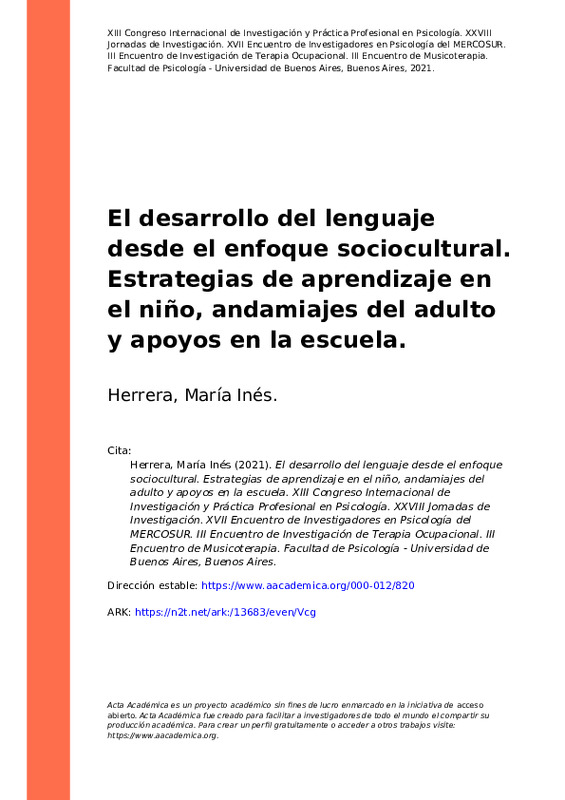 Herrera, María Inés (2021). El desarrollo del lenguaje desde el enfoque sociocultural.pdf
