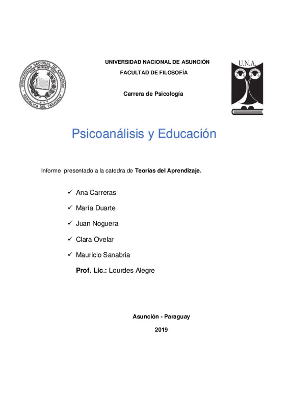 PSICOANÁLISIS teorias.pdf PSICOANÁLISIS teorias.pdf