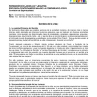 Sentido de la Vida