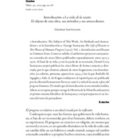 Introducción a la vida de la razón