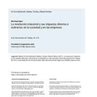 La revolución industrial y sus impactos directos e indirectos en la sociedad y en las empresas