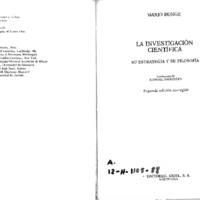 Mario Bunge - La Investigacion Cientifica - Su Estrategia Y Su Filosofia - Ed. Ariel-1-69.pdf