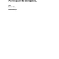 Piaget Jean - Psicologia De La Inteligencia.pdf
