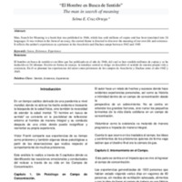 El hombre en busca de sentido